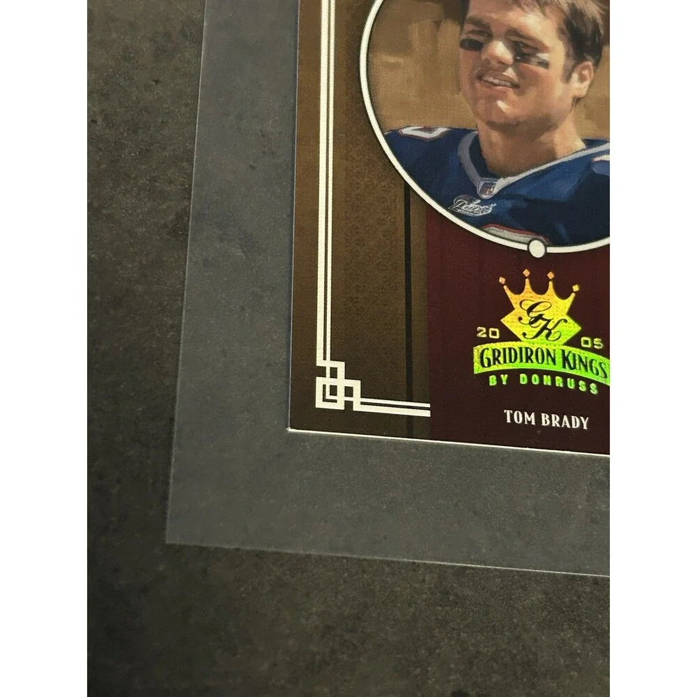 Donruss 2005 Throwback Threads Tom Brady #GK-25 Gridiron Kings /100 Patriots